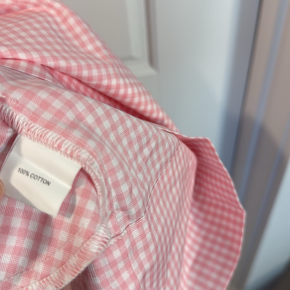 Augusta Caftan - Pink Gingham NWOT - Picture 6 of 9